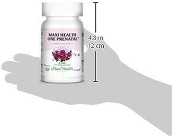 Maxi Health One Prenatal - Womens Prenatal Vitamins with Iron  - 60 Capsules