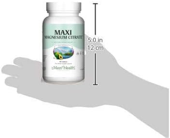 Maxi Health Maxi Magnesium Citrate Supplement, 90 Count