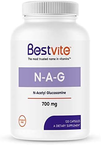 BESTVITE N-Acetyl Glucosamine (N-A-G) 700mg (120 Capsules)