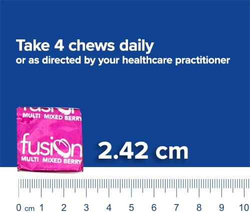 Bariatric Fusion Bariatric Multivitamin Soft Chew  Mixed Berry Fruit Flavor Chewy - 60 Count