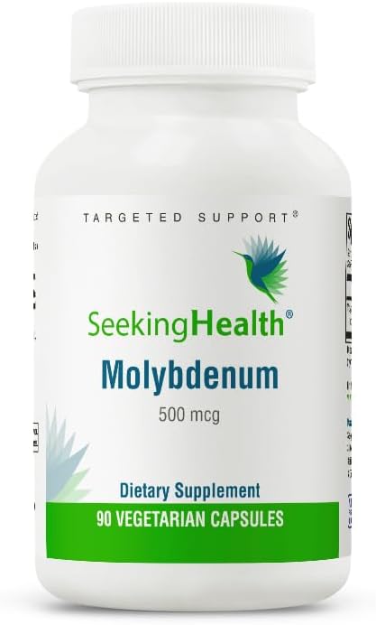 Seeking Health Molybdenum - 500 mcg, 90 Capsules