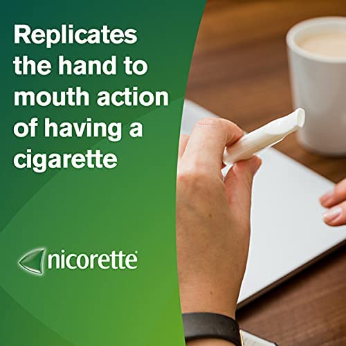 Nicorette Nicotine Inhalator, Fast Craving Relief, 15 mg x 20 Nicotine Cartridges (Quit Smokig and Stop Smoking Aid)