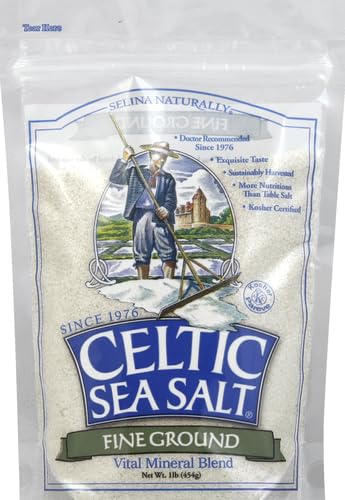 Fine Ground Celtic Sea Salt – 16 Ounce