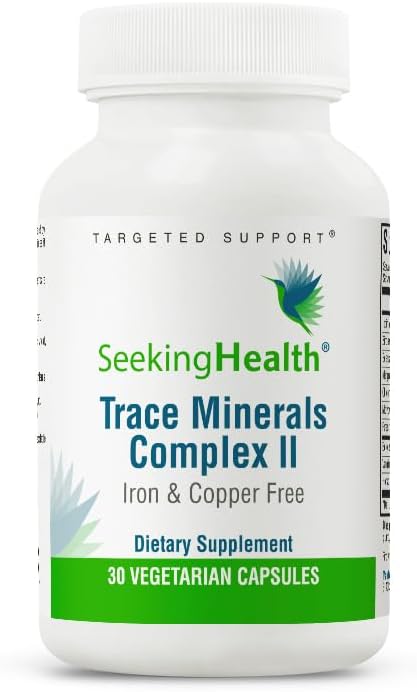 Seeking Health Trace Minerals Complex II - Copper- and Iron - 30 Capsules