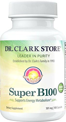 Dr Clark Store B Vitamin Complex (SuperB100), 501 mg 100 Gelatin Capsules