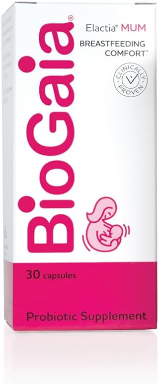 BioGaia Elactia Breastfeeding Probiotic Lactation Supplements 30 Count