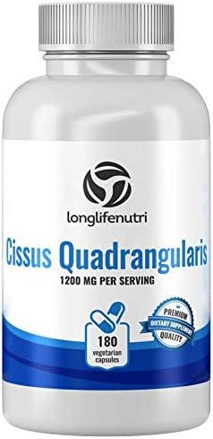 Cissus Quadrangularis Extract  180 Vegetarian Capsules