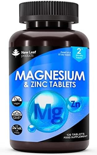 Magnesium Supplements 516mg With Zinc - 120 Magnesium