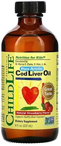 Child Life Cod Liver Oil, Glass Bottle, 8-Ounce