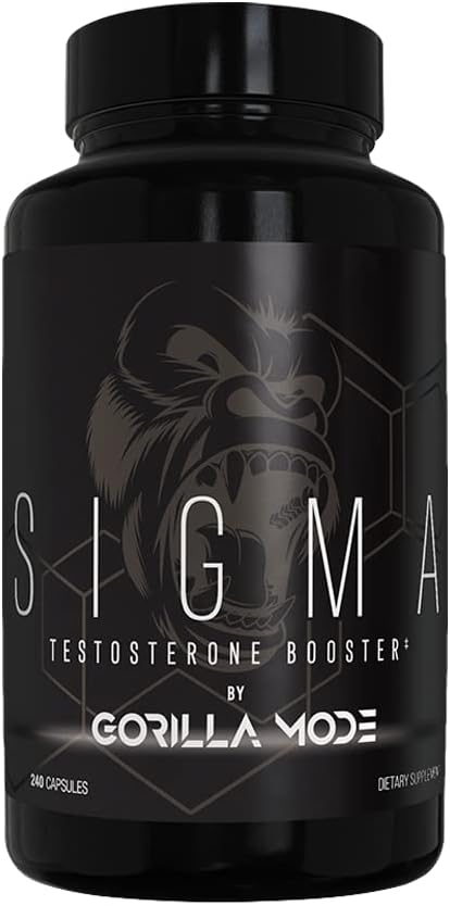 Gorilla Mind Sigma Testosterone Booster -(240 Capsules)