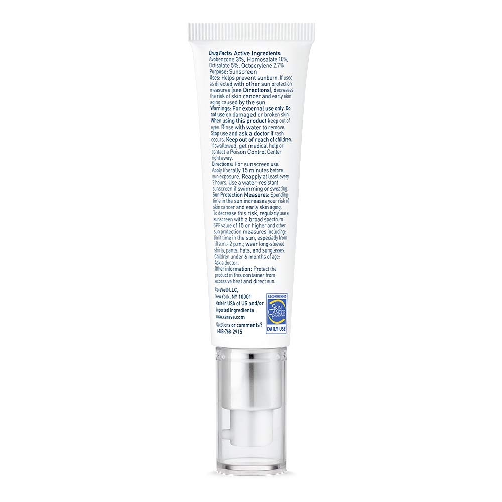 CeraVe Moisturizing Lotion Sunscreen and Face Moisturizer with Hyaluronic acid