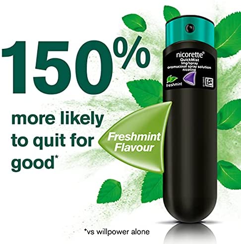 Nicorette Quickmist Duo Freshmint Flavor , 2 X 150 Sprays