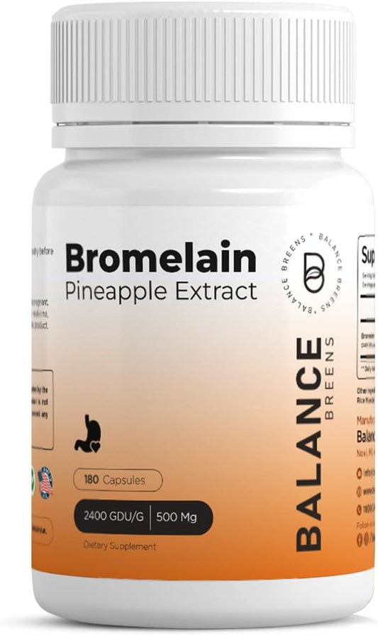 Bromelain - Pineapple Extract Digestive Enzyme180 Capsules