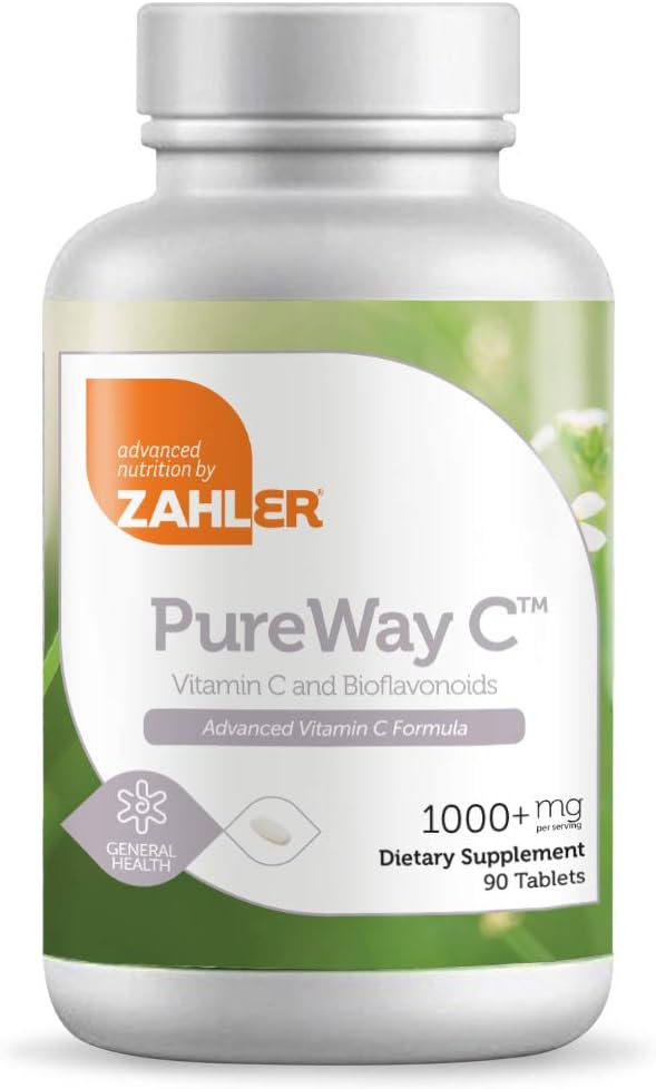 Zahler Pureway C 1000mg, Advanced Vitamin C Supplement - 90 Tablets