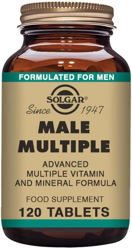 Solgar Male Multiple, Multivitamin, Mineral & Herbal Formula 120 Tablets