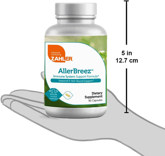 Zahler AllerBreez, Advanced Formula for Allergy Relief, 90 Capsules