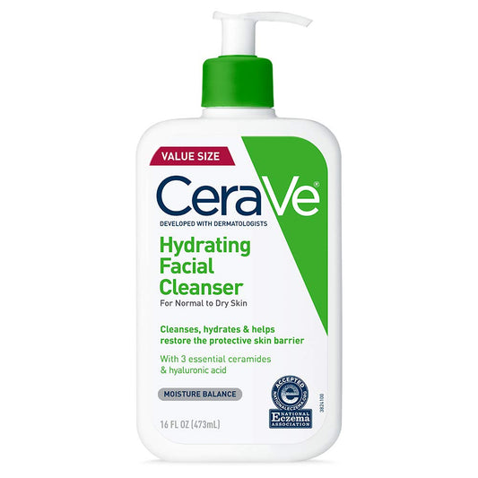 CeraVe Hydrating Facial Cleanser Moisturizing Non-Foaming Face Wash