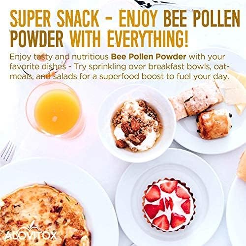 Alovitox Bee Pollen Powder 5lb 100% Pure, Fresh Natural