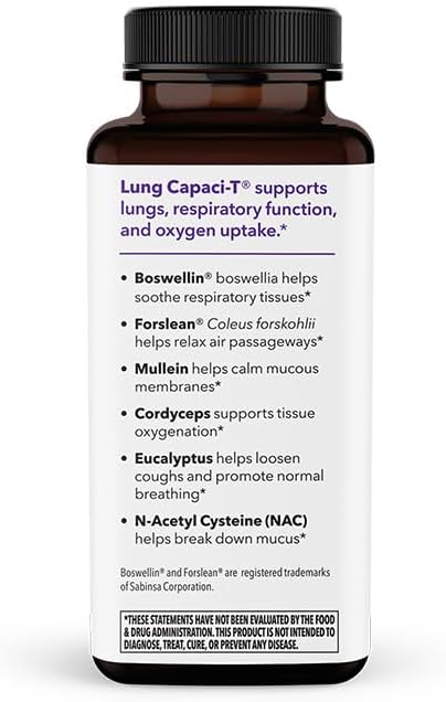 Lung Capaci-T - Respiratory Support Supplement 90 Capsules