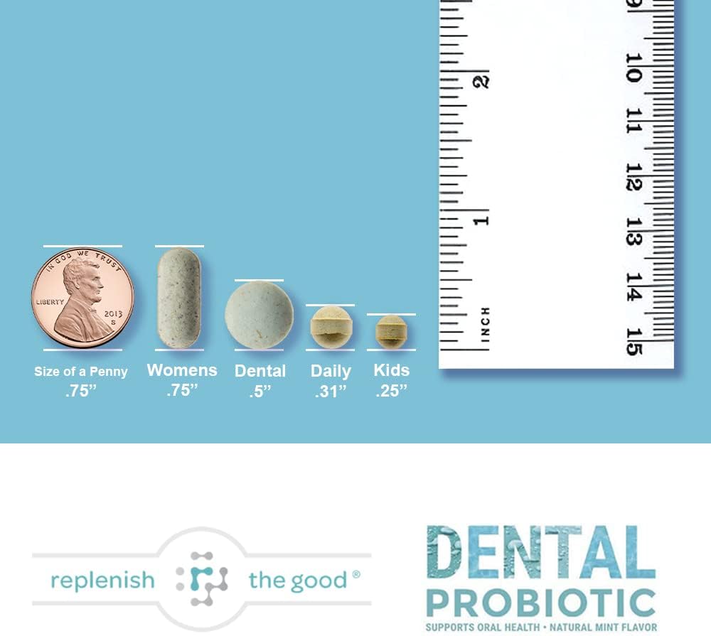 Replenish the Good Dental Probiotic | Vegan Supplements 30 count