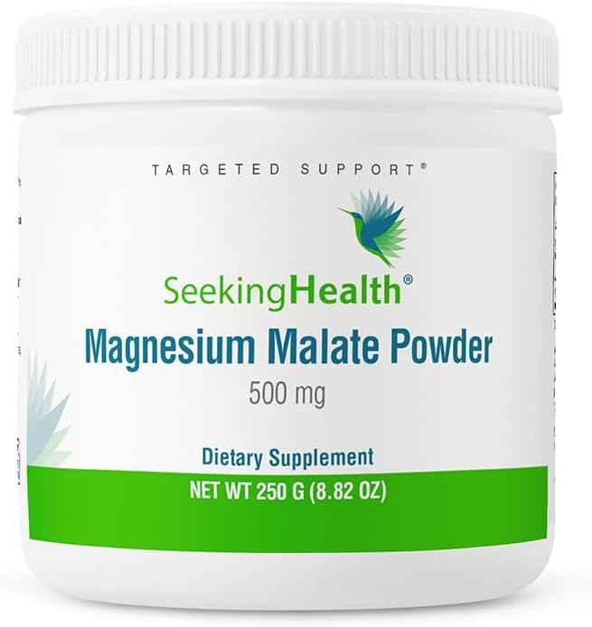 Seeking Health Magnesium Malate Powder - 500 mg,8.82 oz