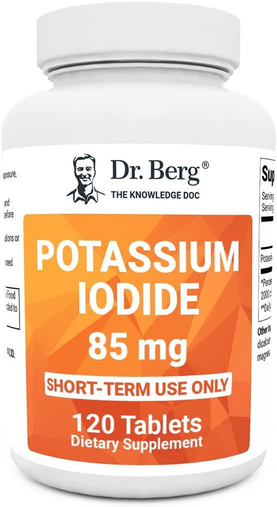 Dr. Berg's Incredible Potassium Iodide 120 Tablets