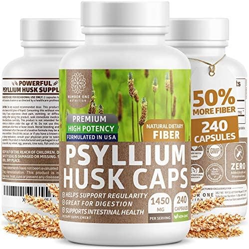 N1N Premium Psyllium Husk 240 Capsules