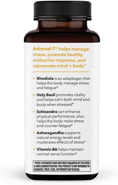 LifeSeasons - Adrenal-T - Adrenal Fatigue Support Supplement  60 Capsules