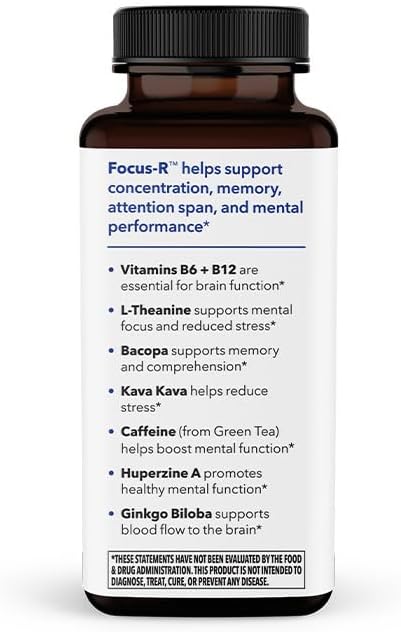 LifeSeasons - Focus-R - Concentration Support Supplement 60 Capsules