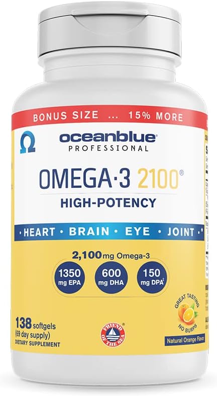 Oceanblue Professional Omega-3 2100 – 138 ct Bonus Bottle