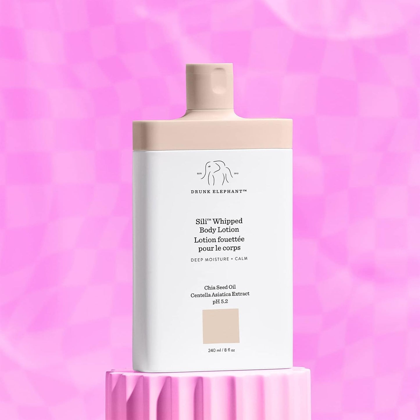 Drunk Elephant Sili Whipped Body Lotion. Deeply Moisturizes, Replenishes, and Soothes 8 Fl Oz