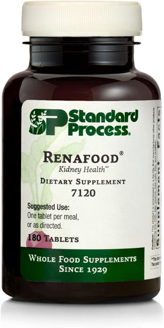 Standard Process Renafood - Whole Food Kidney Health Supplement- 180 Tablets