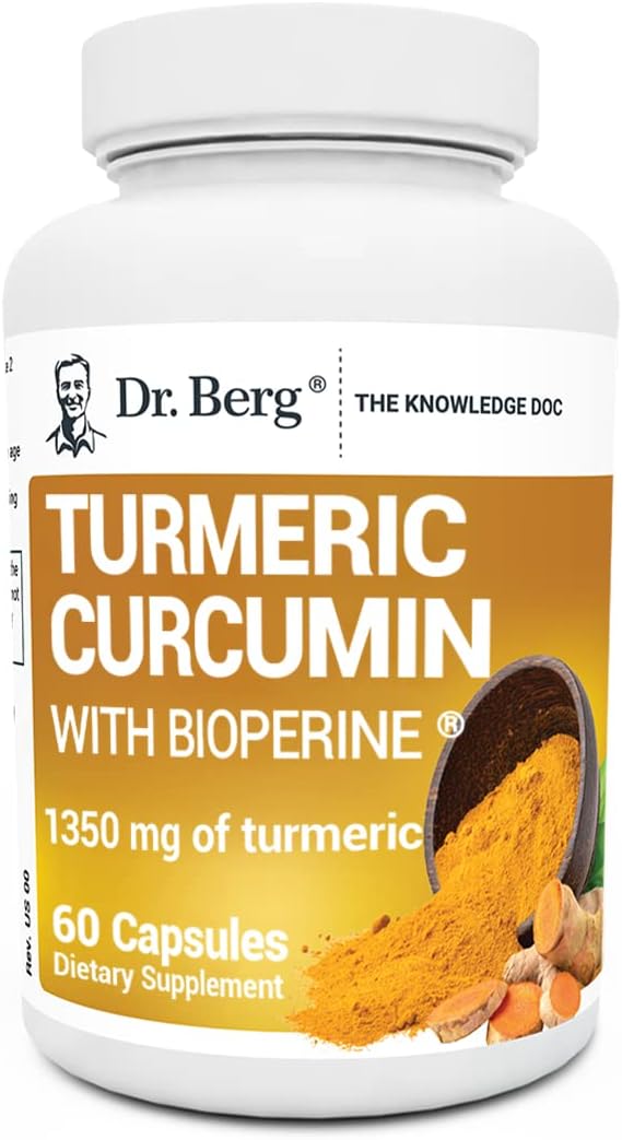 Dr. Berg Turmeric Curcumin with Bioperine   60 Capsules