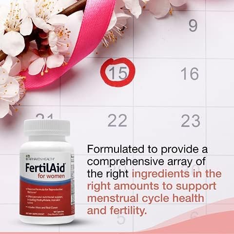 FertilAid for Women: Female Fertility , Support Cycle Regularity and Ovulation