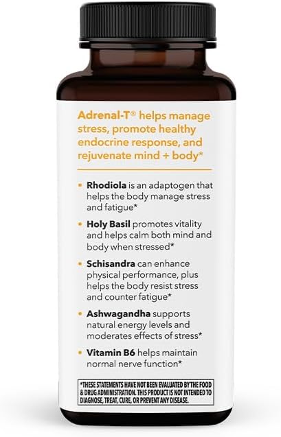 LifeSeasons - Adrenal-T - Adrenal Fatigue Support Supplement  60 Capsules