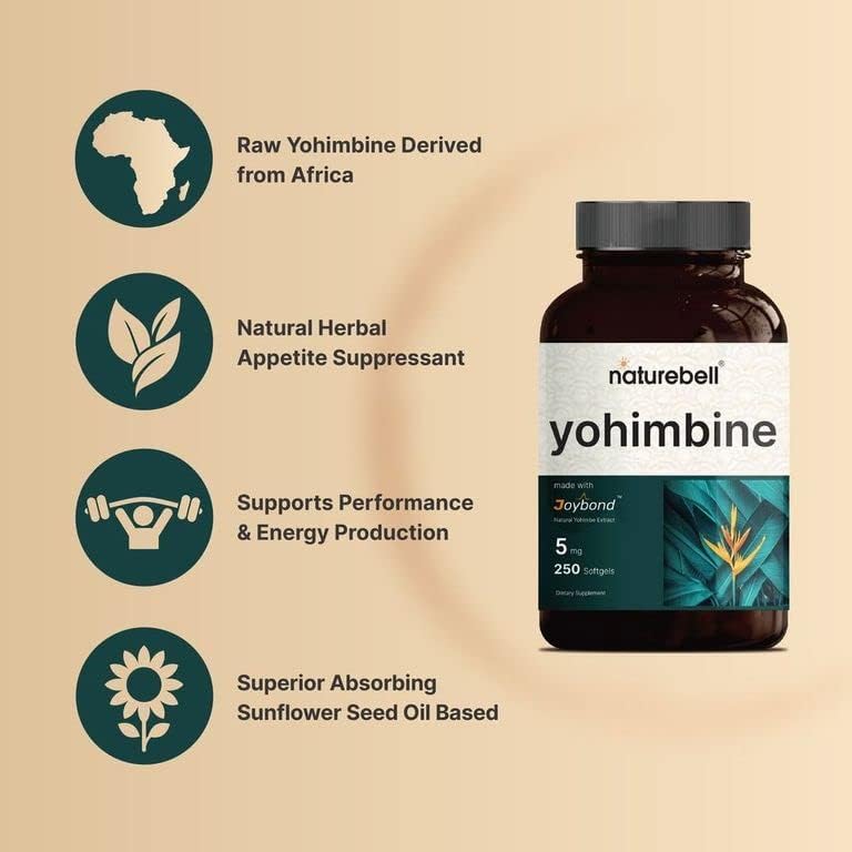 NatureBell Yohimbine  250 Softgels