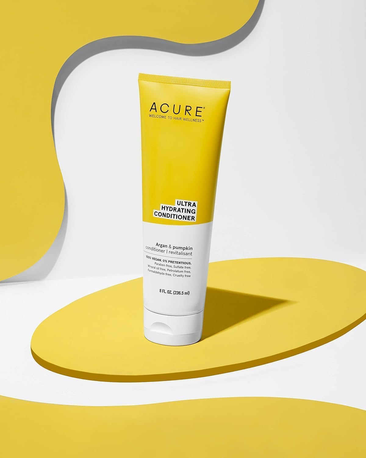 Acure Ultra Hydrating Conditioner , Yellow, pumpkin