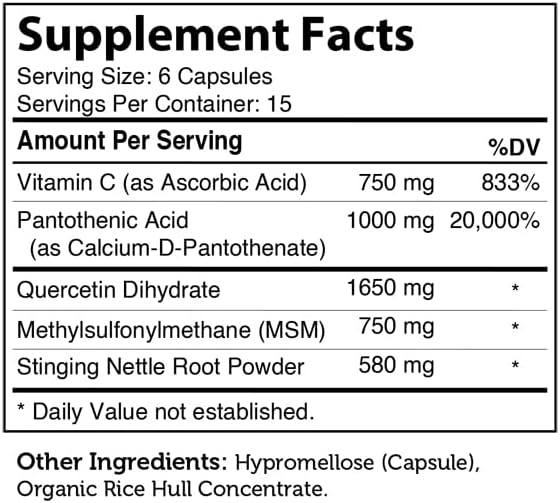 Zahler AllerBreez, Advanced Formula for Allergy Relief, 90 Capsules