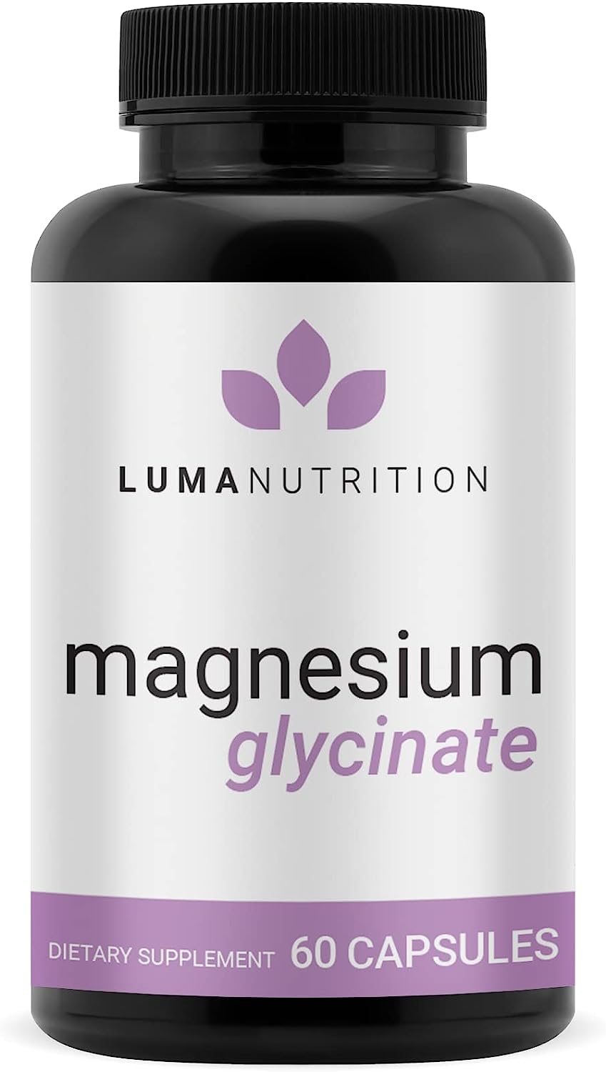 Magnesium Glycinate 1000mg (Equal to 200mg Magnesium)- 60 cpsules