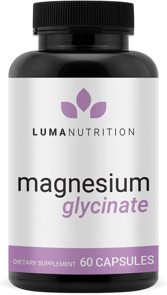 Magnesium Glycinate 1000mg (Equal to 200mg Magnesium)- 60 cpsules