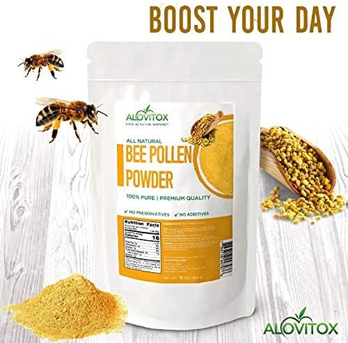 Alovitox Bee Pollen Powder 5lb 100% Pure, Fresh Natural