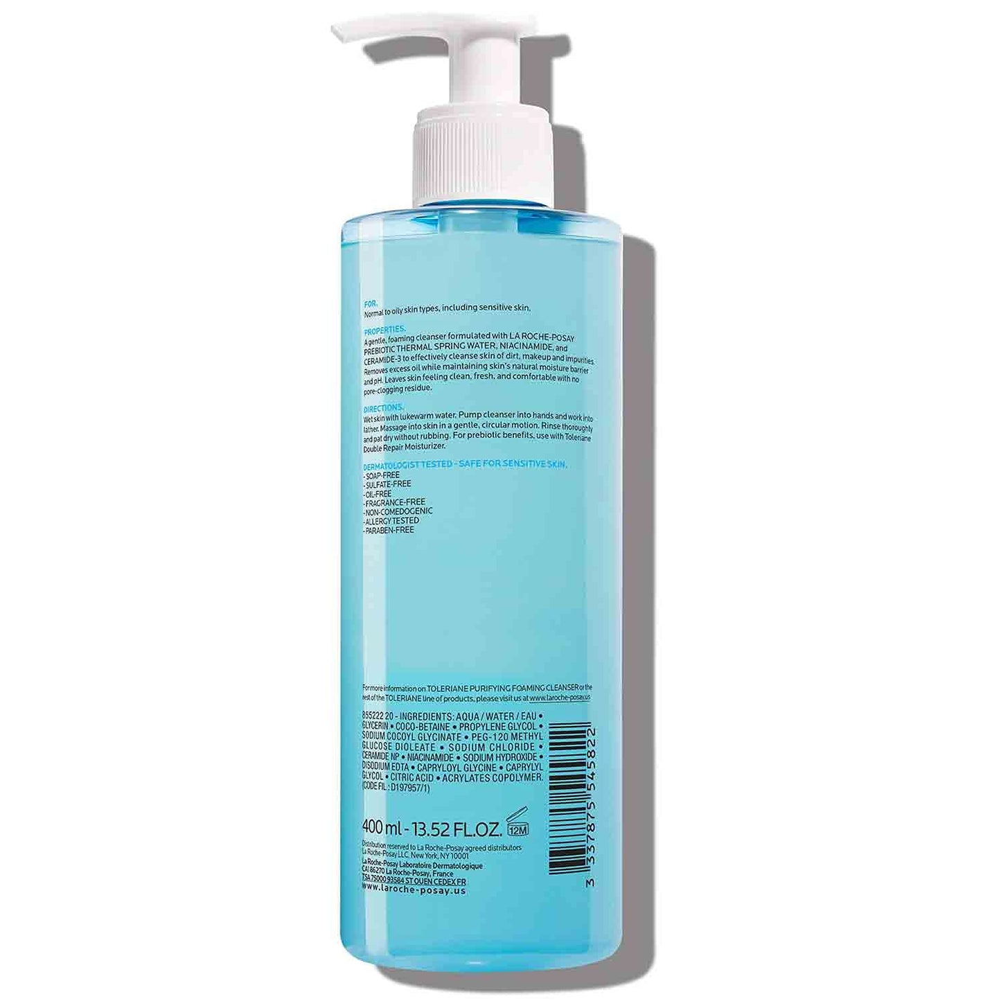 La Roche-Posay Toleriane Purifying Foaming Facial Cleanser