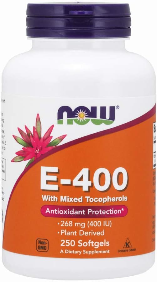 NOW E-400 Vitamin E-400 IU , 250 Softgels