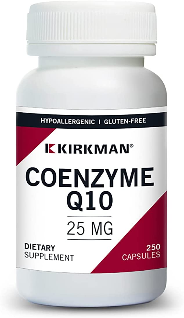 Kirkman Coenzyme Q10 25 mg  - 250 Vegetarian Capsules