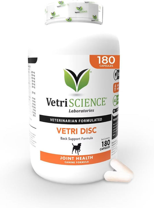 VetriScience Vetri Disc Joint Supplement for Dogs - 180 Capsules