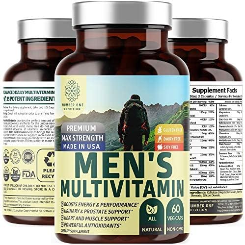 Number One Nutrition N1N Premium Men's Daily Multivitamin - 60 capsules