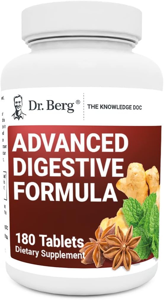 Dr. Berg Advanced Digestive Formula 180 Tablets