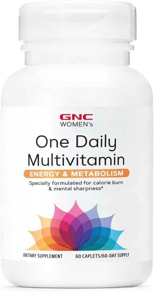 GNC Women's One Daily Multivitamin - Energy & Metabolism 60 Caplets