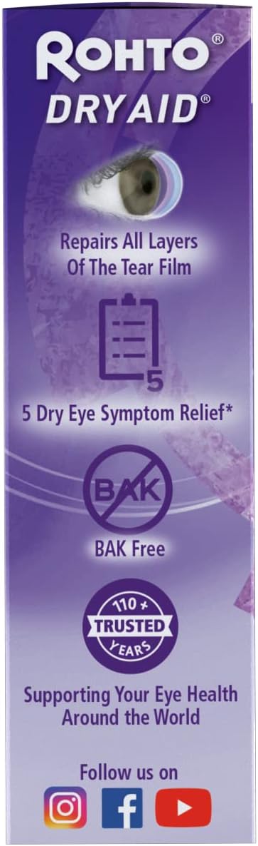 Rohto DryAid Eye Relief Lubricant Eye Drops