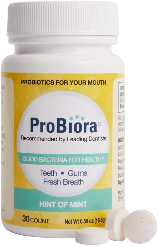 ProBiora Hint of Mint Oral-Care Chewable Probiotic Tablets  30 count